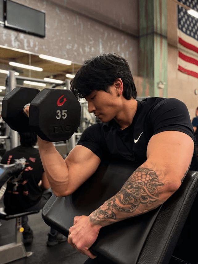 A person struggling with traditional fitness routines